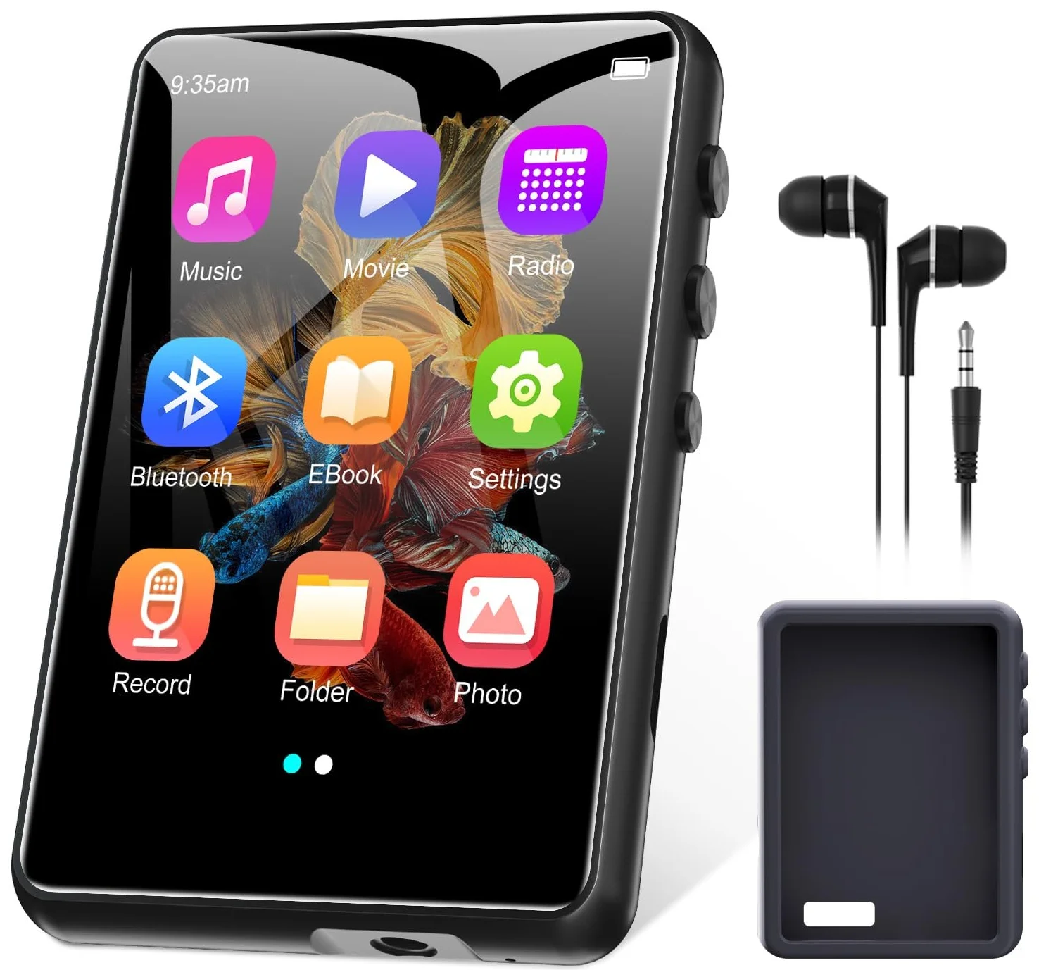 MP3 плеер ZAQE / 64GB / Bluetooth 5.3 / Черный, фото №1