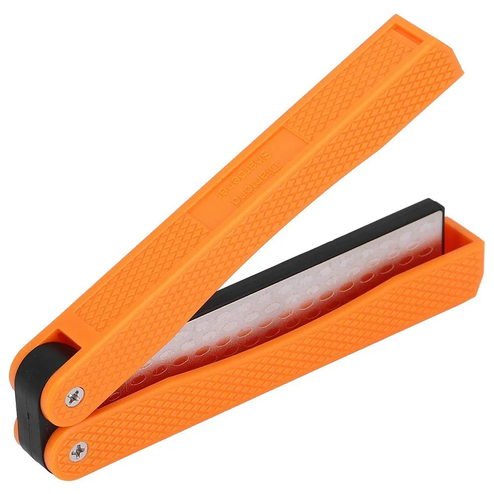 Точило для ножів Складане Алмазне Двостороннє Чорний/Помаранчевий, фото №5 Точило для ножів Складане Алмазне Двостороннє Чорний/Помаранчевий, фото №5