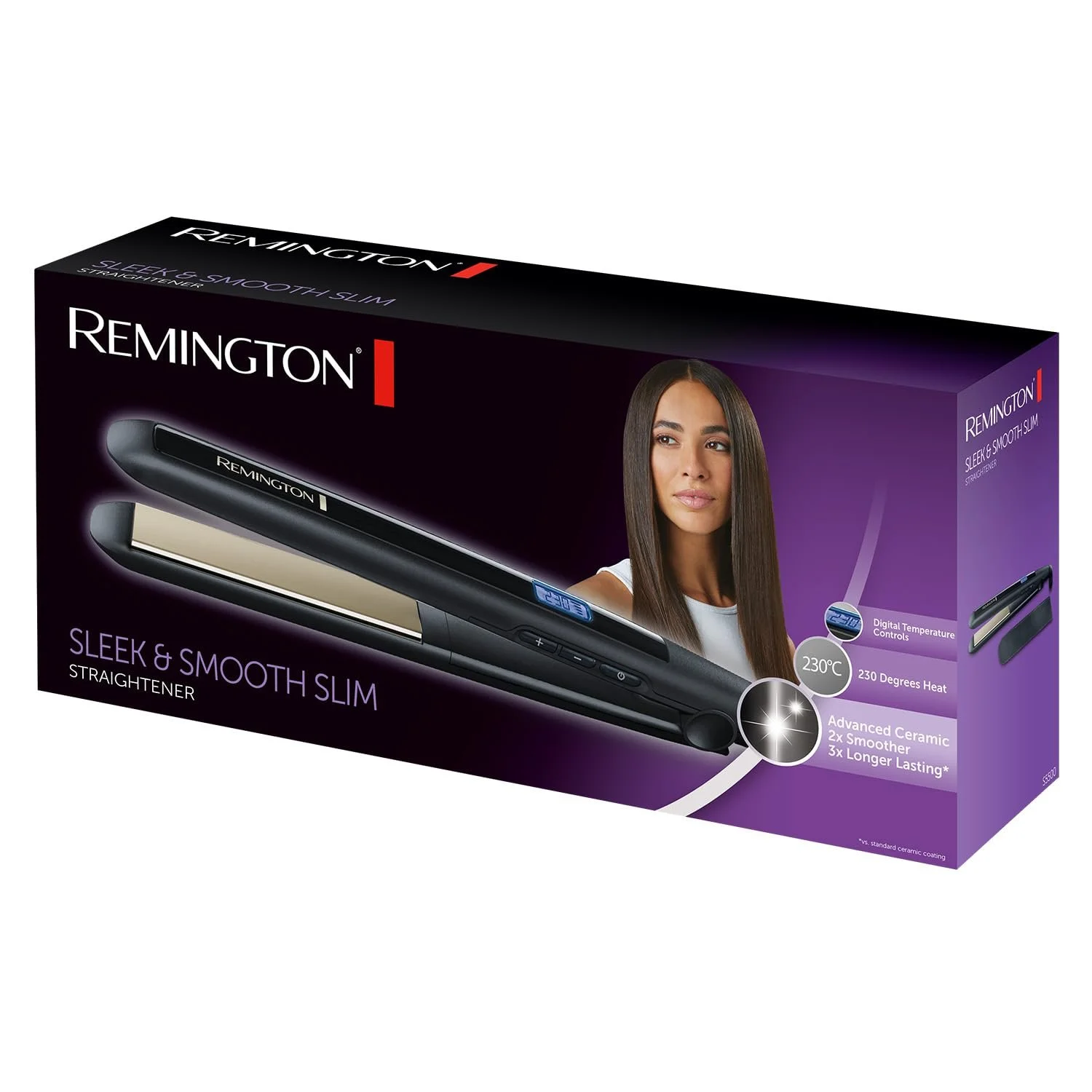 Выпрямитель для волос Remington Sleek and Smooth S5500 керамическое покрытие, фото №4