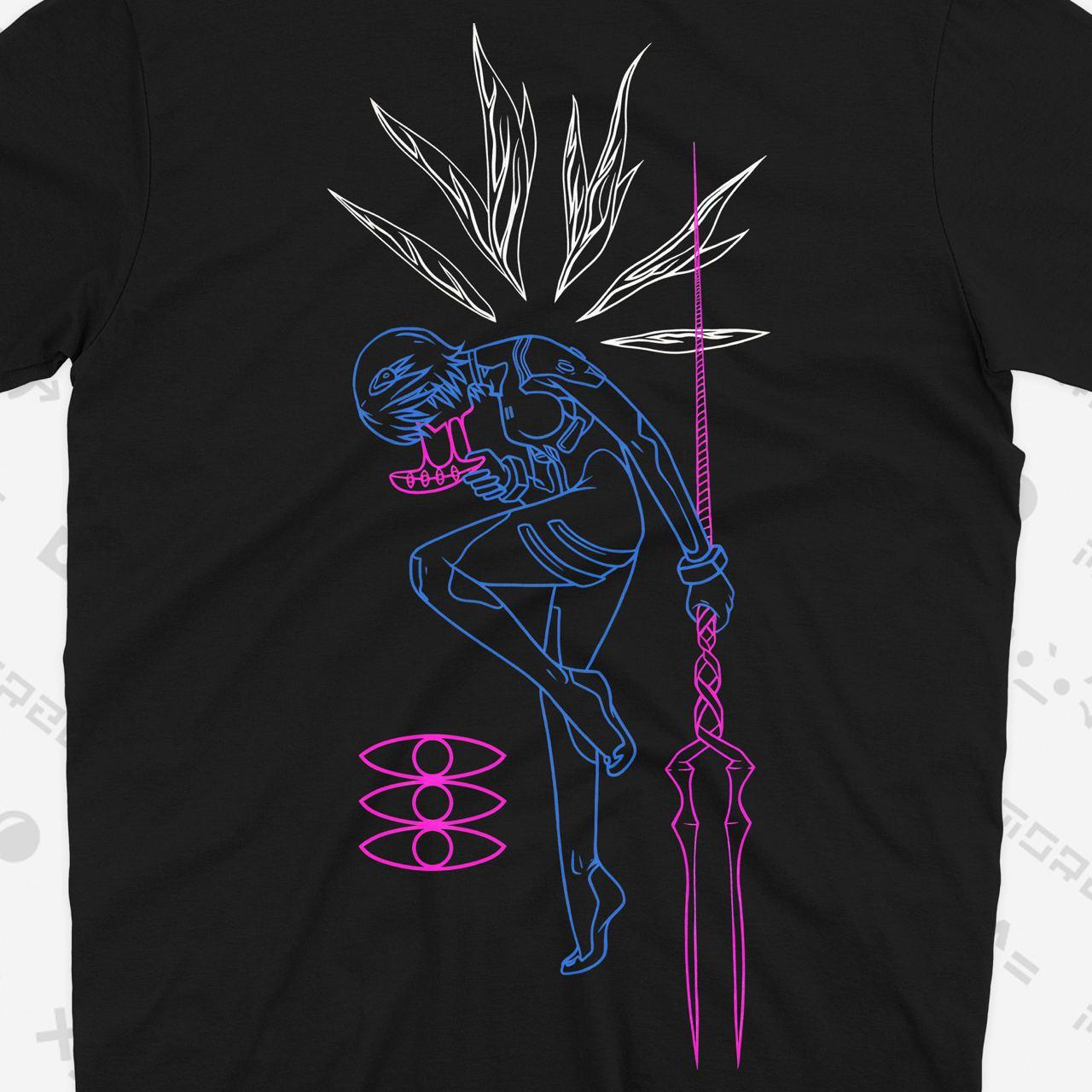 Футболка Аниме Евангелион Аянами Рей Evangelion REI TH073 M, фото №4