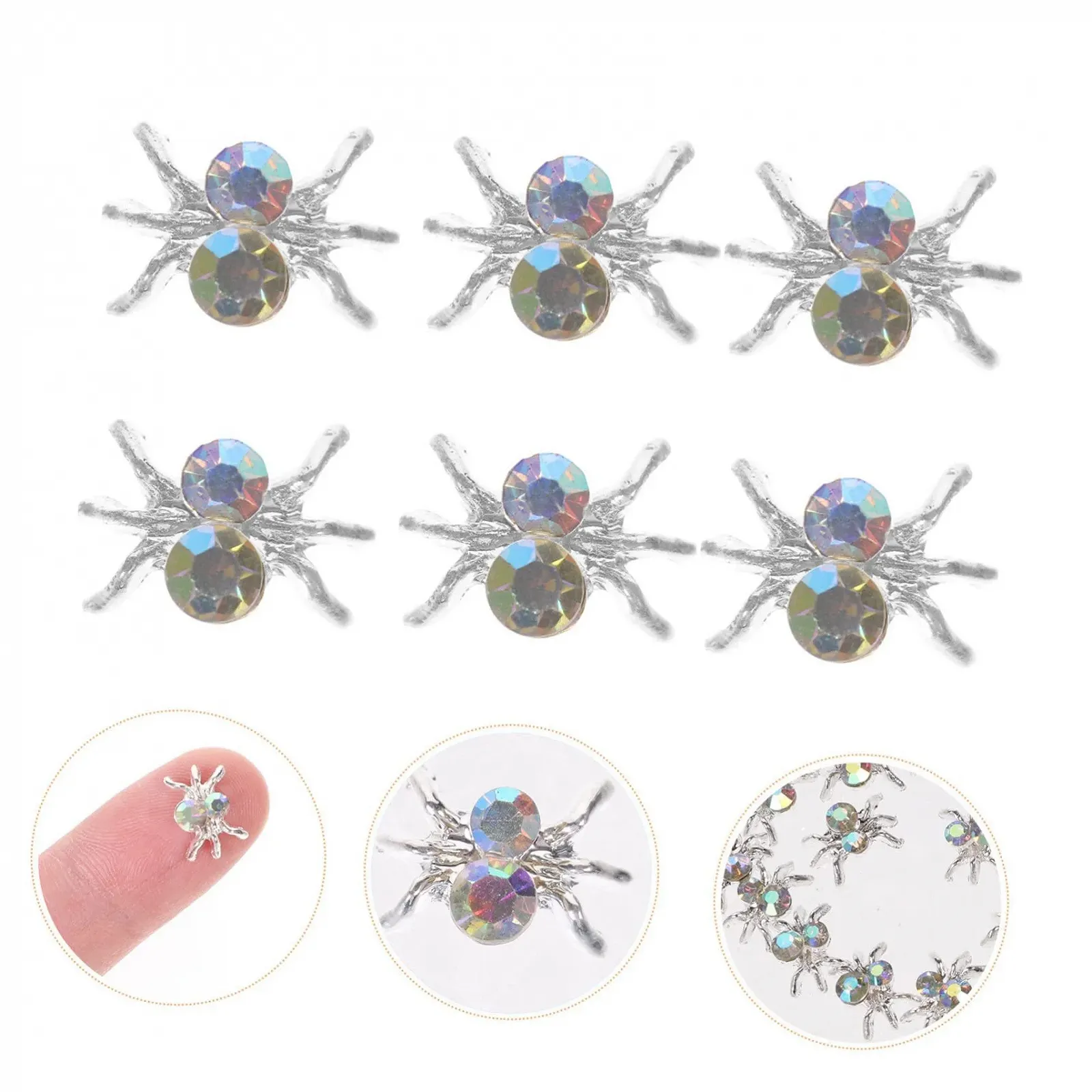 Украшения для ногтей Паук FRCOLOR Набор 3 шт. 100 шт x 3, фото №8