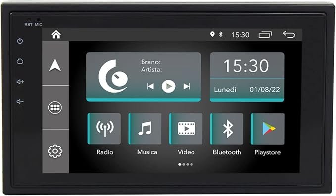 Автомагнітола Jf Sound JF-337-CP / 6.2" / Сенсорна / 4/32Гб / Android 12 / Apple CarPlay / Android Auto / Bluetooth / WI-FI / GPS / USB / DAB+ / 2DIN, фото №1