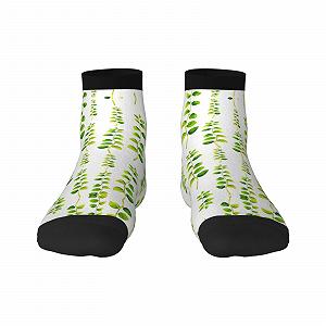 Носки SSIMOO Зеленый Цветочный узор, Универсальный размер - Фото 1