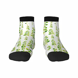 Шкарпетки SSIMOO Зелений Квітковий візерунок, Універсальний розмір - Фото 1