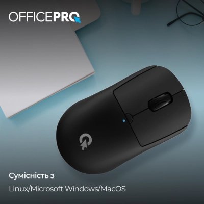 Мышка OfficePro M307B Silent Click Wireless/Bluetooth Black (M307B), фото №7 Мышка OfficePro M307B Silent Click Wireless/Bluetooth Black (M307B), фото №7