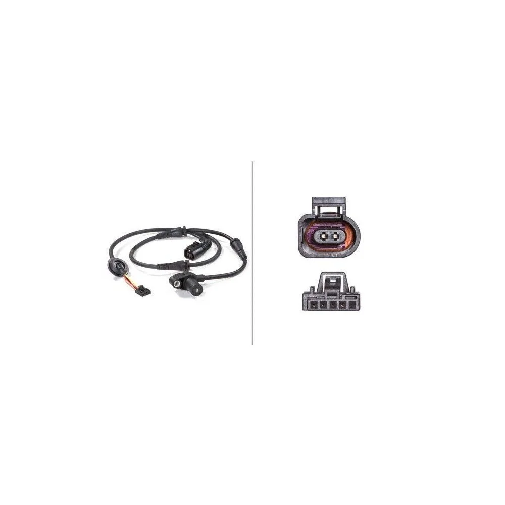 Датчик ABS HELLA 6PU 012 806-181 AUDI передня вісь зліва, зліва, фото №1