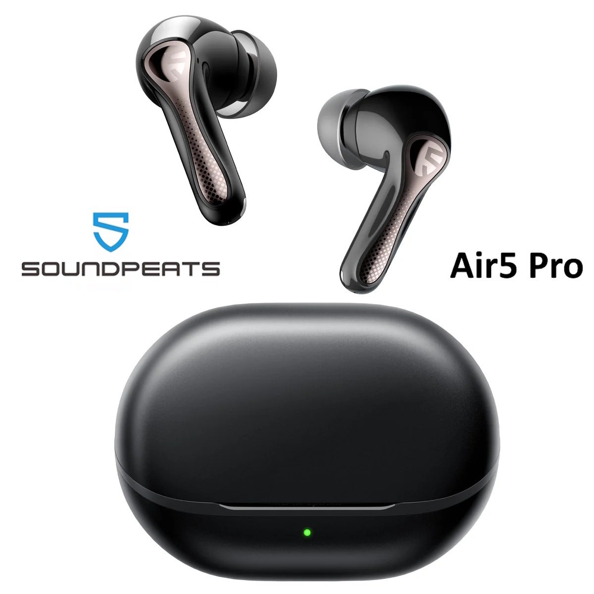 Наушники SoundPEATS Air5 Pro Qualcomm aptX Lossless LDAC Black, фото №1 Наушники SoundPEATS Air5 Pro Qualcomm aptX Lossless LDAC Black, фото №1