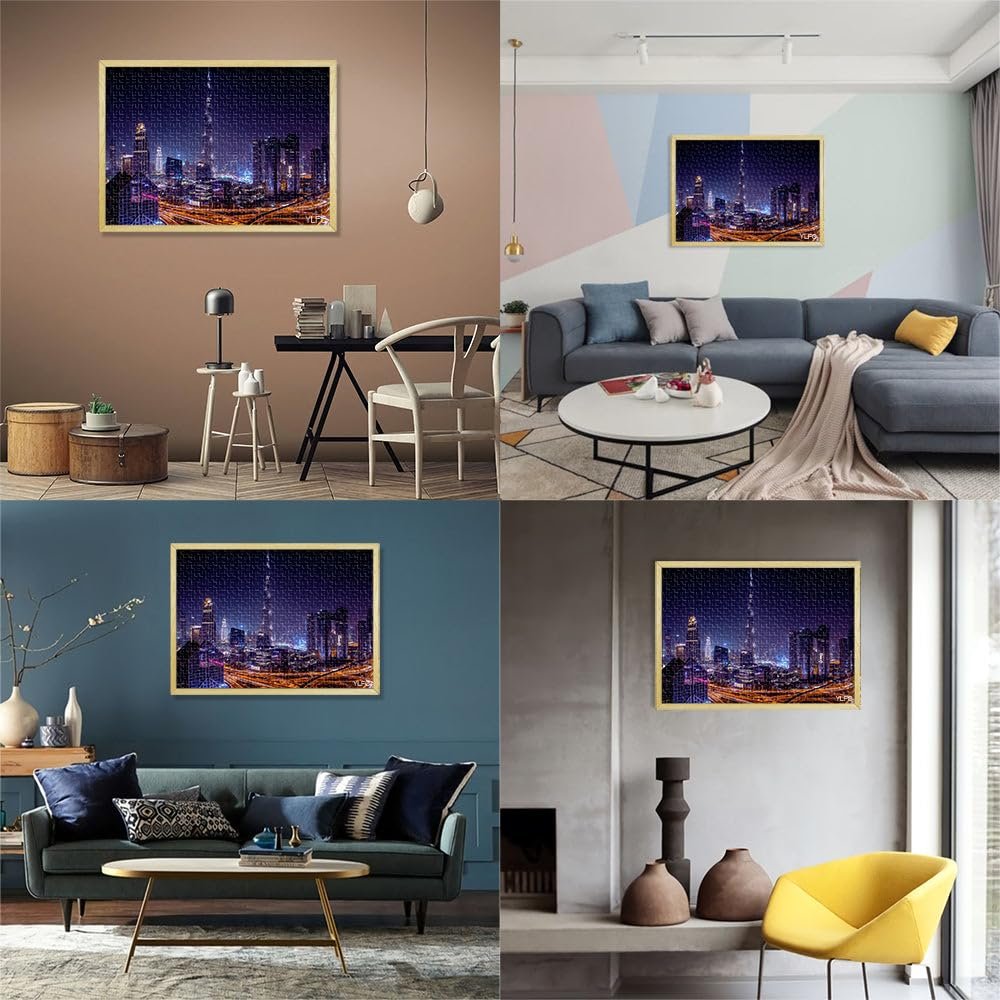 Деревянный пазл Dubai Travel Burj Khalifa 1000 деталей 50 x 75 см, фото №6