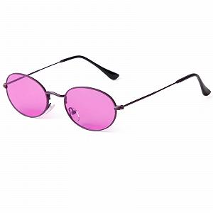 Солнцезащитные очки Laurinny Retro Oval для женщин и мужчин, овальные, 90-х годов, винтажные, металлическая оправа, круглые synthetic.ua - Фото 1