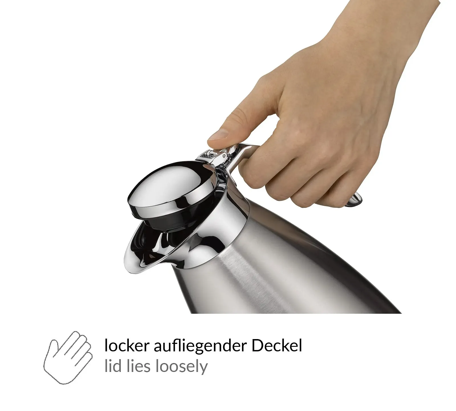 Термос Alfi Gusto TT 1.5 л Матовая нержавеющая сталь, фото №4