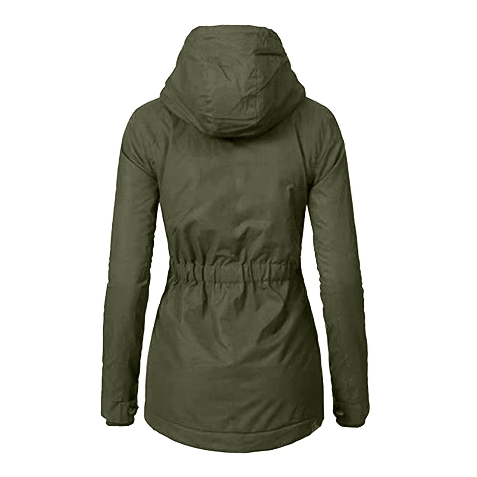 Жіноча Зимова Куртка Парка Тренч Пальто з Капюшоном, фото №4 Жіноча Зимова Куртка Парка Тренч Пальто з Капюшоном, фото №4