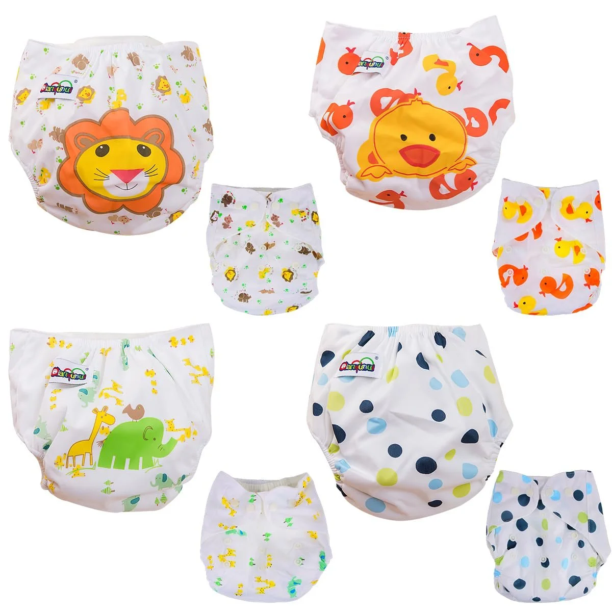 Многоразовые подгузники Pocket Nappy 4 шт. 3-15 kg Белые, фото №1 Многоразовые подгузники Pocket Nappy 4 шт. 3-15 kg Белые, фото №1
