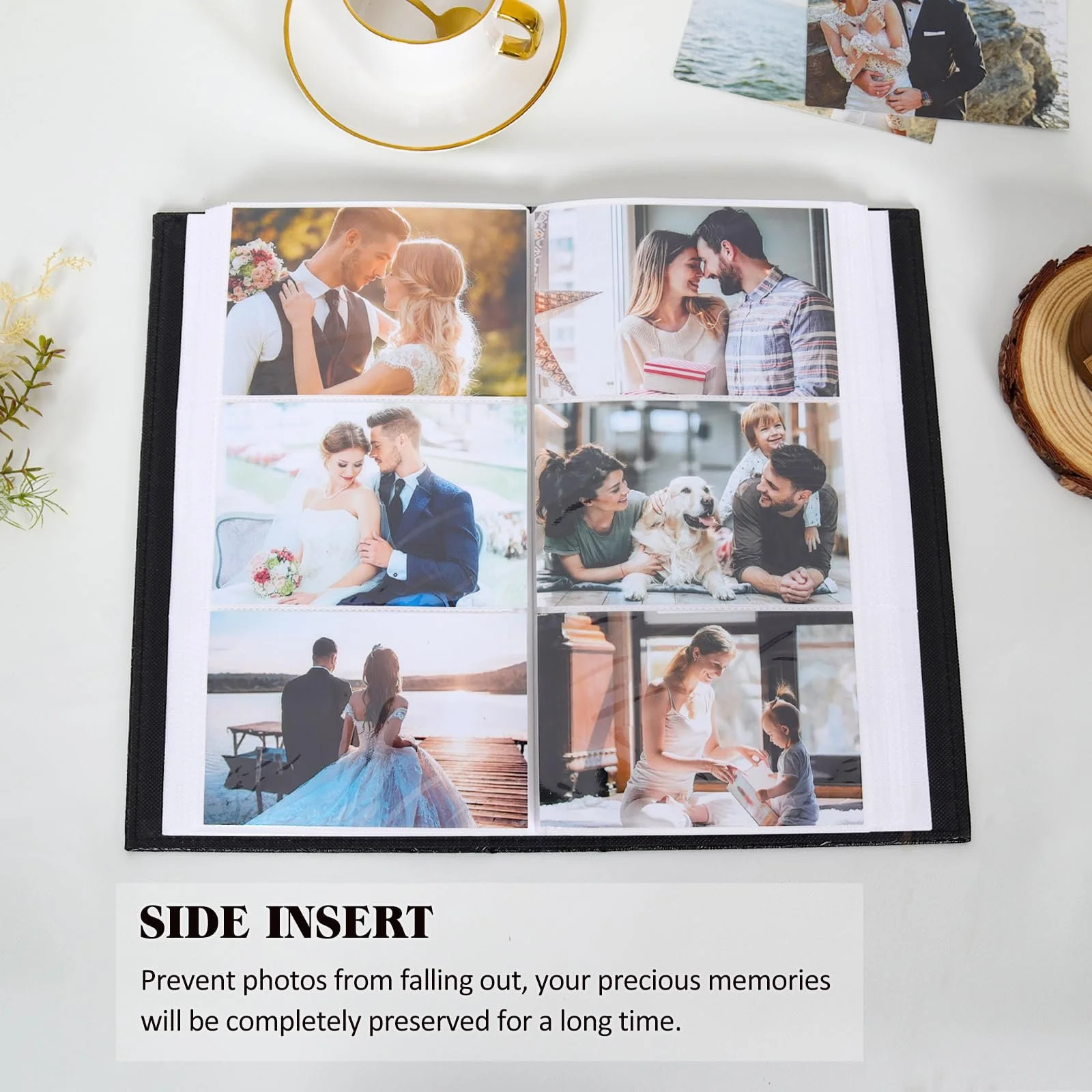 Фотоальбом RECUTMS 4x6, 300 фотографий, ретро, кожаная обложка, овальное окно, бронзово-желтый, фото №6 Фотоальбом RECUTMS 4x6, 300 фотографий, ретро, кожаная обложка, овальное окно, бронзово-желтый, фото №6