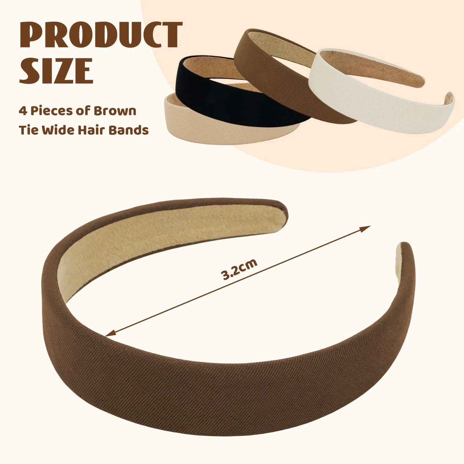 Обруч на голову Lilbitty, 4 шт., фото №2