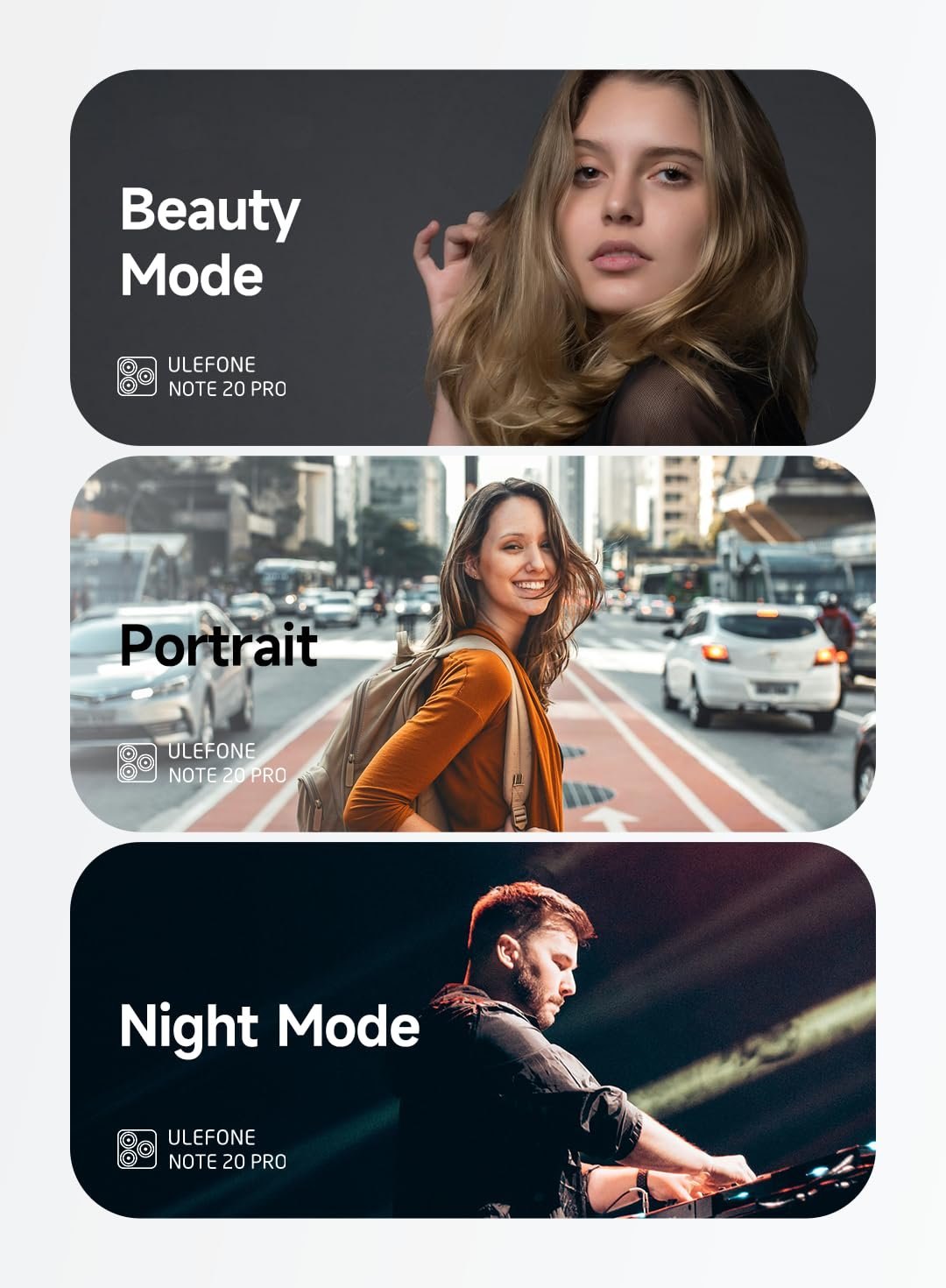 Смартфон Ulefone Note 20 Pro 8GB/256GB 6.75" 50MP+8MP+2MP 6000mAh Черный, фото №7