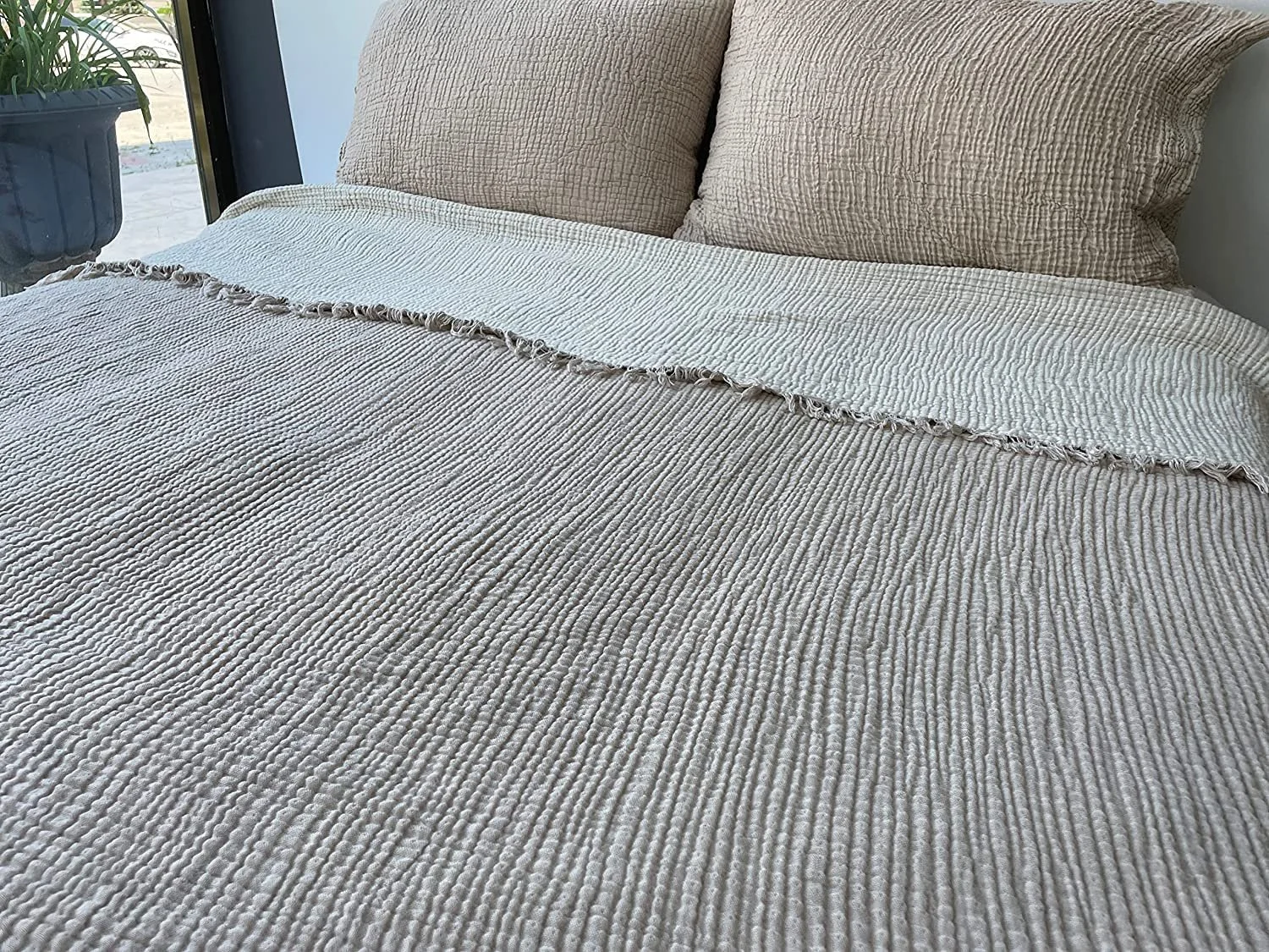 Покривало DEKADRON Бавовна муслін 100% однотонний (King Size 230x260см), фото №5