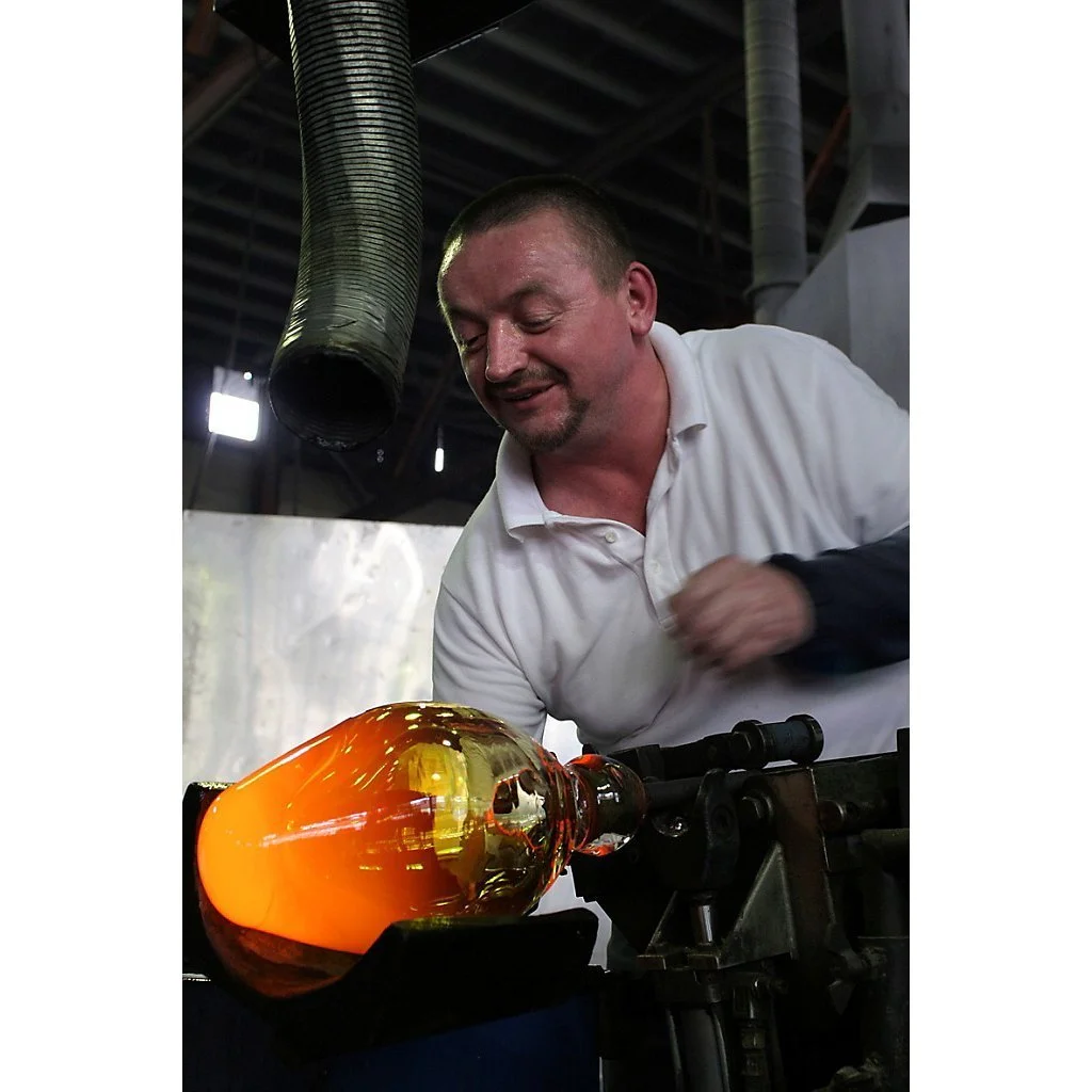 Ваза для фруктов ANDROMEDA, стеклянная, фиолетовая, 18 см, современный стиль, фото №6