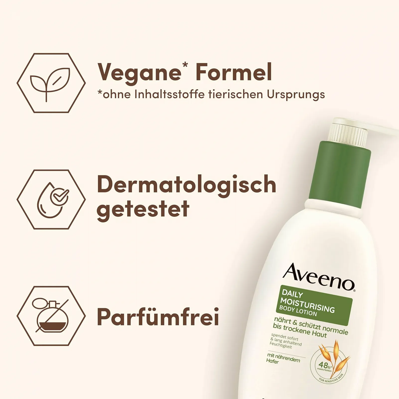 Набор Aveeno Daily Moisturising - Увлажняющий лосьон для тела + Веганский гель для душа без мыла с успокаивающим овсом для нормальной, сухой и чувствительной кожи, фото №5 Набор Aveeno Daily Moisturising - Увлажняющий лосьон для тела + Веганский гель для душа без мыла с успокаивающим овсом для нормальной, сухой и чувствительной кожи, фото №5