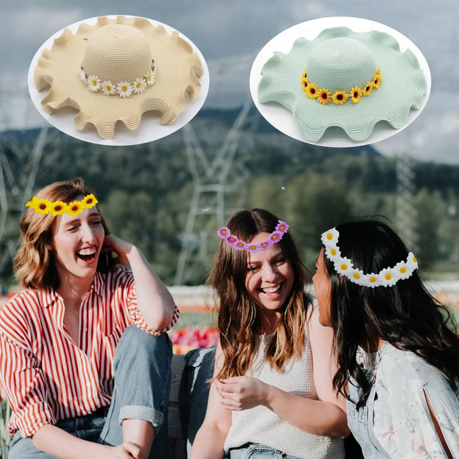 Вінок зі штучних квітів, фото №3