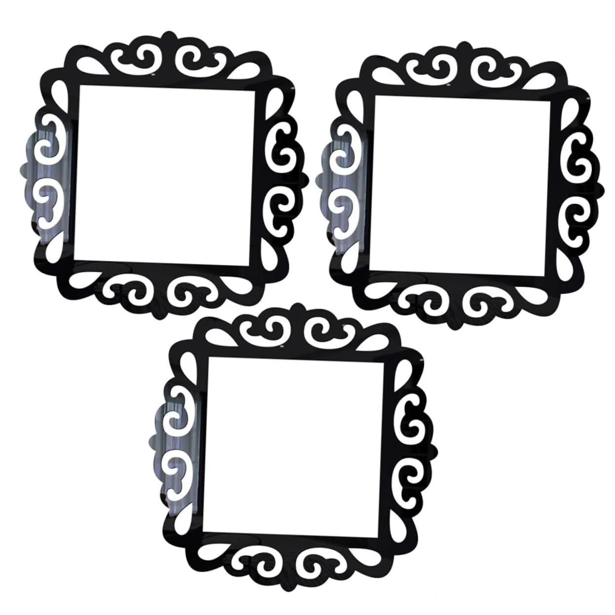 Наклейки на стену Zerodeko защитные для выключателей набор 3 шт. акриловые, фото №1