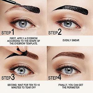 Гель для брів Allbestaye Tattoo Peel Off Набір 2 шт Водостійкість synthetic.ua - Фото 1