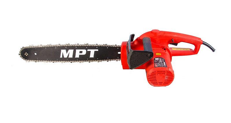 Пила ланцюгова електрична MPT 1600 Вт 405 мм/16" 14 м/с 5400 об/хв MECS1605, фото №2