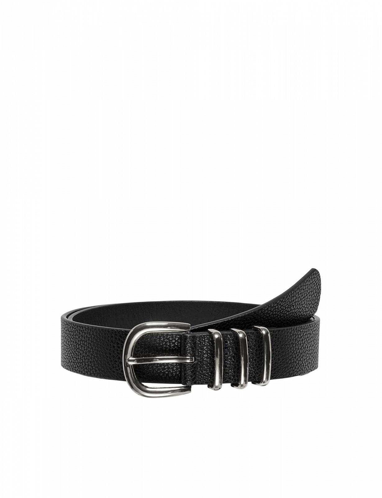 Ремень для джинсов ONLY Onlviola Pu Jeans Belt Acc Noos, Черный, 85, фото №1