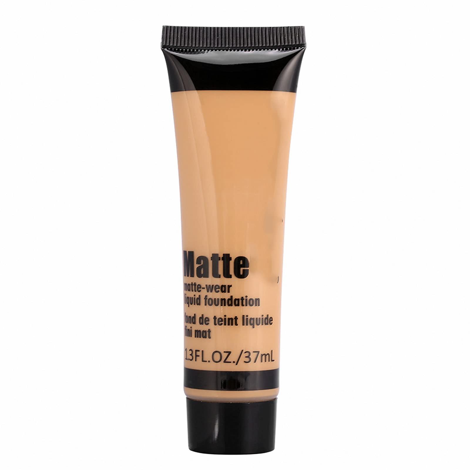 Тональний крем Miss Rose Face Liquid Foundation Matte Concealer Sun Block Cream (Beige 5), фото №1