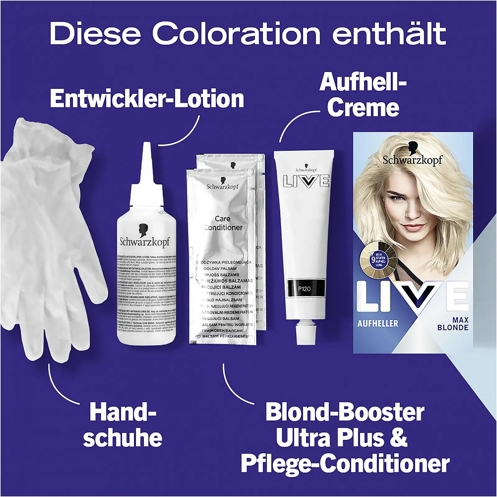 Напівперманентна фарба для волосся Schwarzkopf LIVE Ultra Brights 092 Pillar Box Red (142 мл) Яскраві або пастельні кольори та LIVE Brightener Max Blonde 00B (142 мл) Знебарвлення без жовтизни, фото №6 Напівперманентна фарба для волосся Schwarzkopf LIVE Ultra Brights 092 Pillar Box Red (142 мл) Яскраві або пастельні кольори та LIVE Brightener Max Blonde 00B (142 мл) Знебарвлення без жовтизни, фото №6