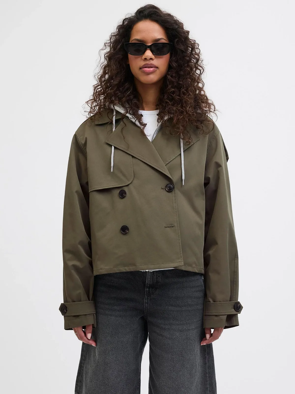 Тренчкот JJXX Jxcarlie Короткий OTW Sn, фото №3