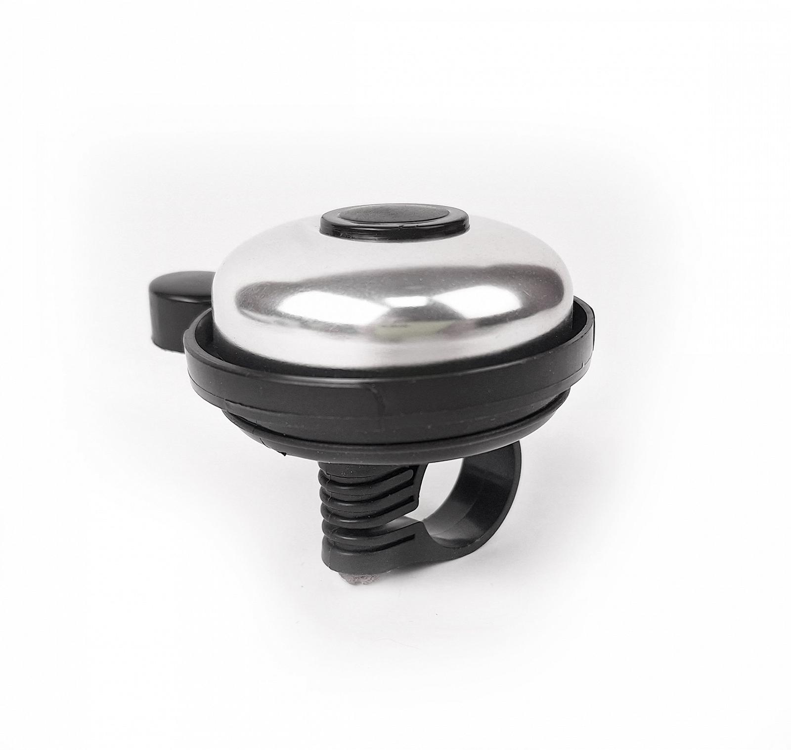 Велосипедный звонок классический A-Bike алюминиевый серебристый (G0000145), фото №2