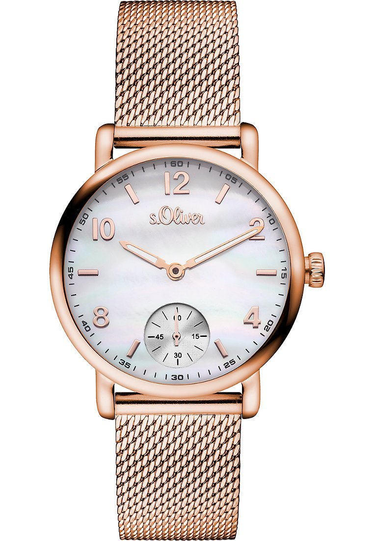 Часы S.Oliver Женские Аналоговые Кварцевые с Браслетом из Нержавеющей Стали SO-3077-MQ, фото №1