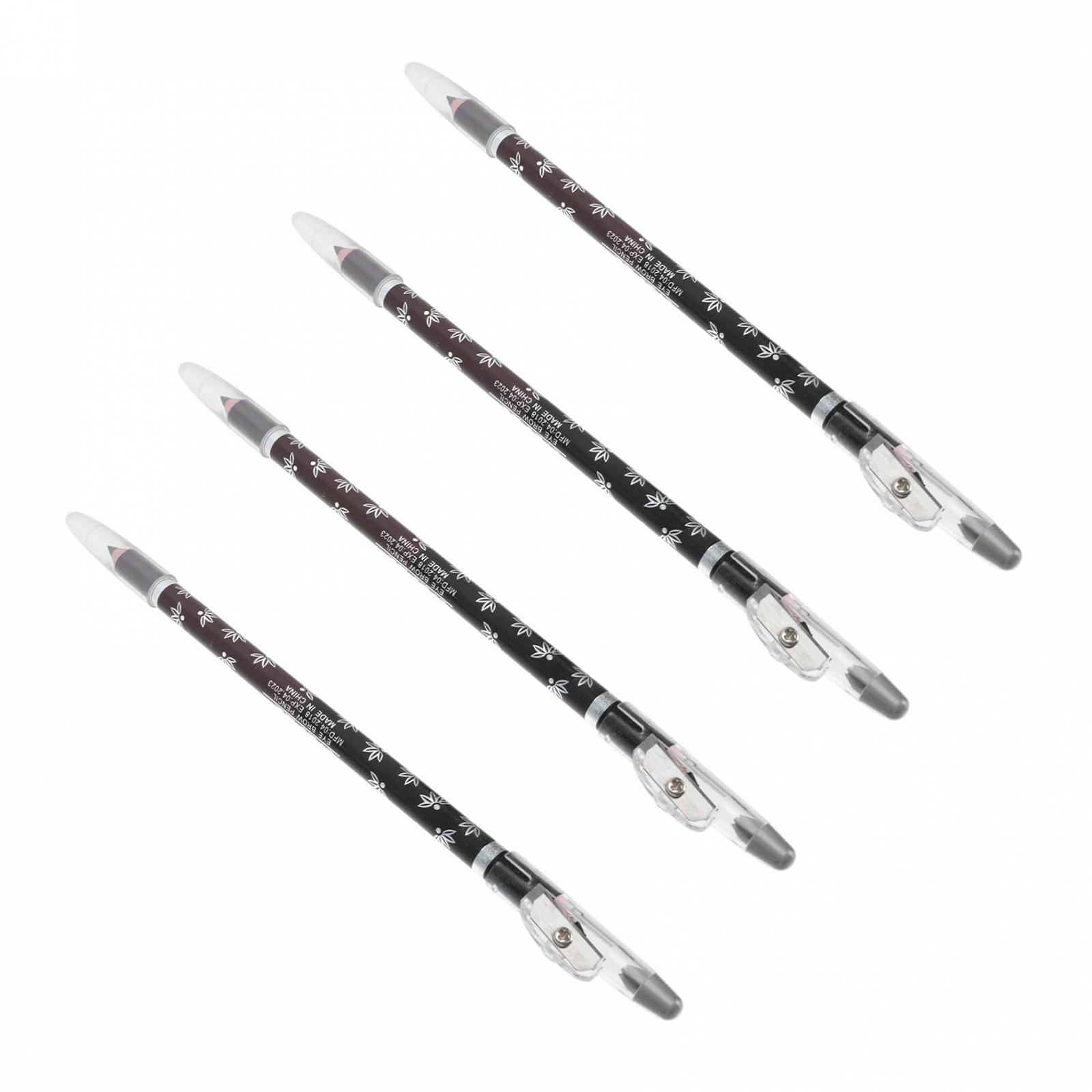 олівці MUSISALY 4 штуки з двома кінцями точилка для олівців Kajal олівці, фото №1