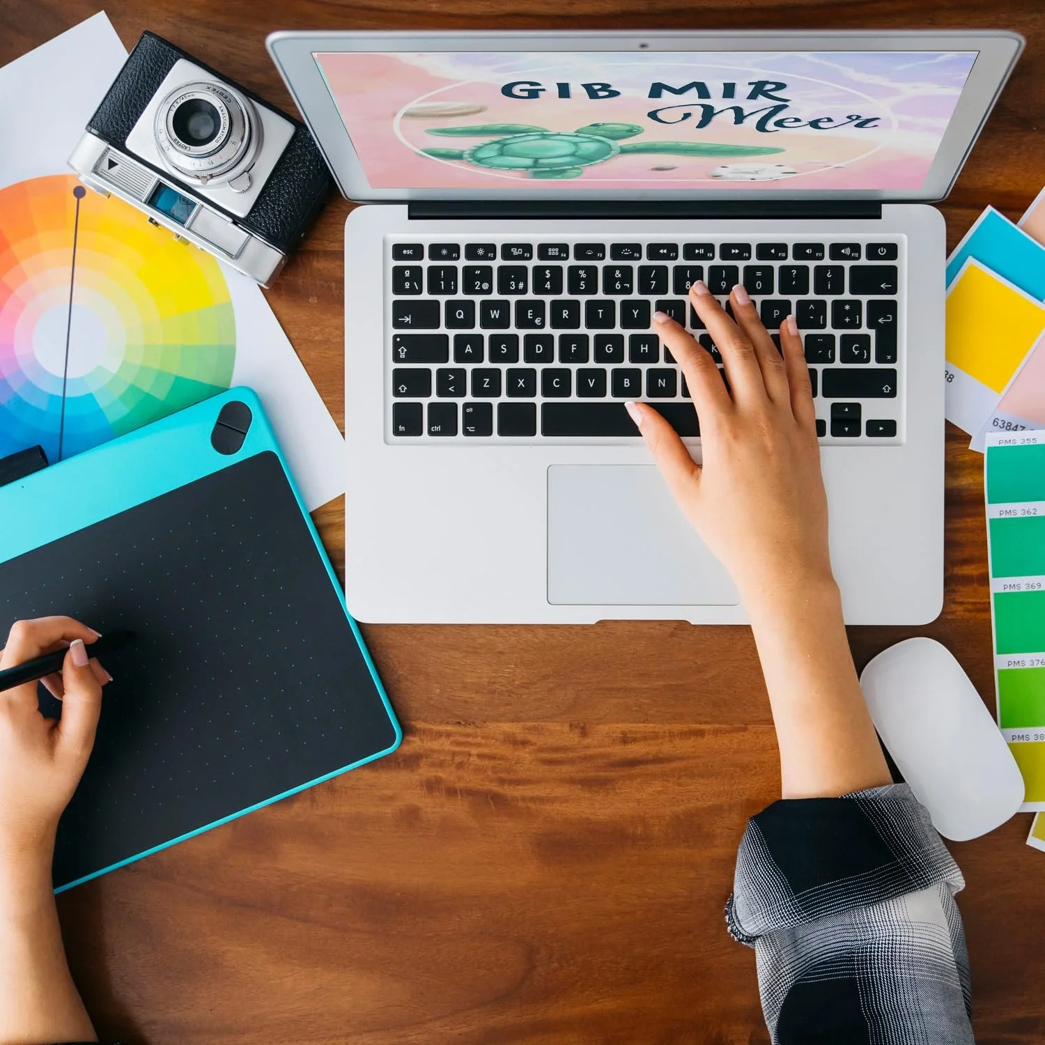 Скарбничка Gib Mir Sea дерев'яна з мотивом моря та черепахи, фото №8