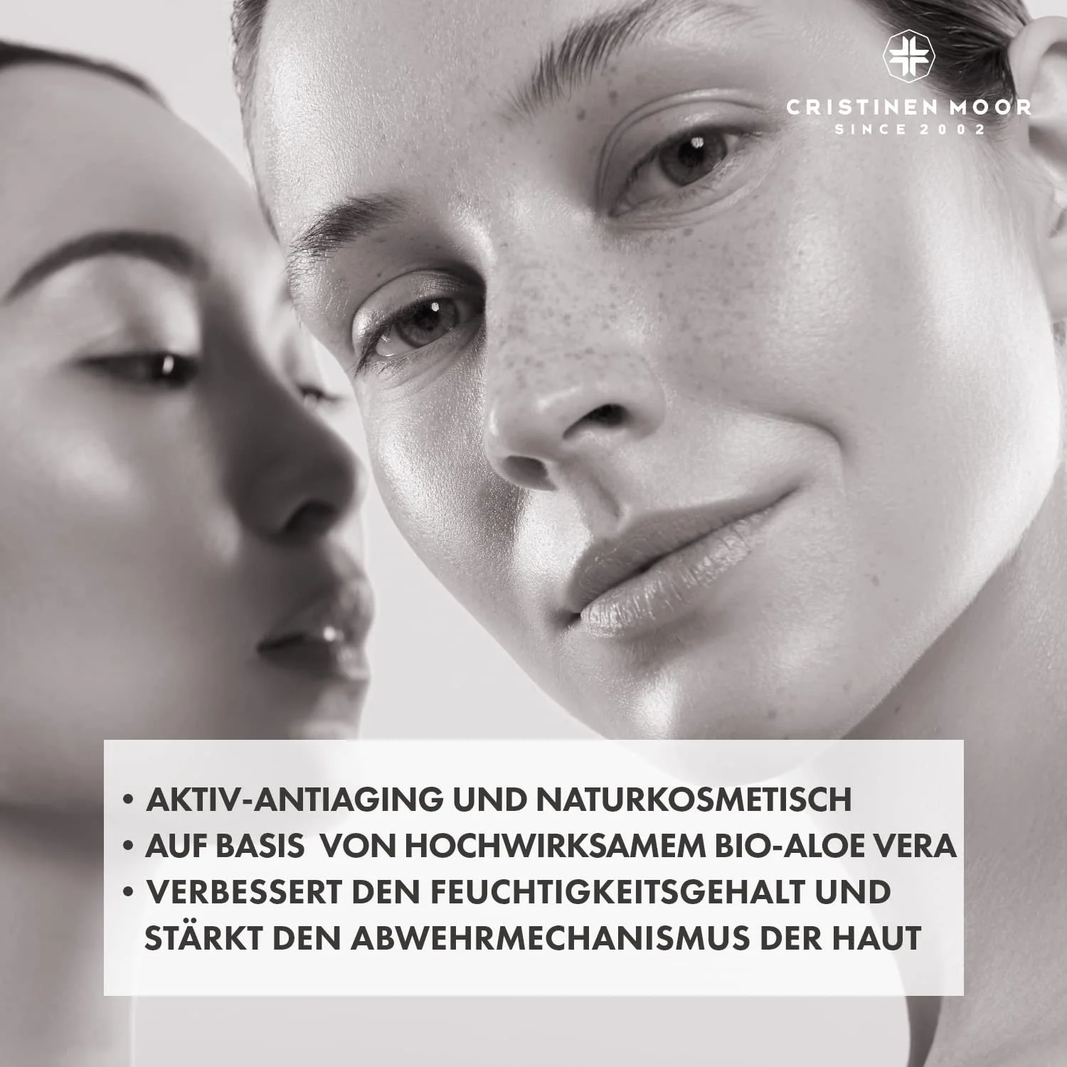 Денний крем Cristinen Moor Organic Hyaluronic Cream з низькомолекулярною гіалуроновою кислотою та церамідами, 100% органічний, фото №3 Денний крем Cristinen Moor Organic Hyaluronic Cream з низькомолекулярною гіалуроновою кислотою та церамідами, 100% органічний, фото №3