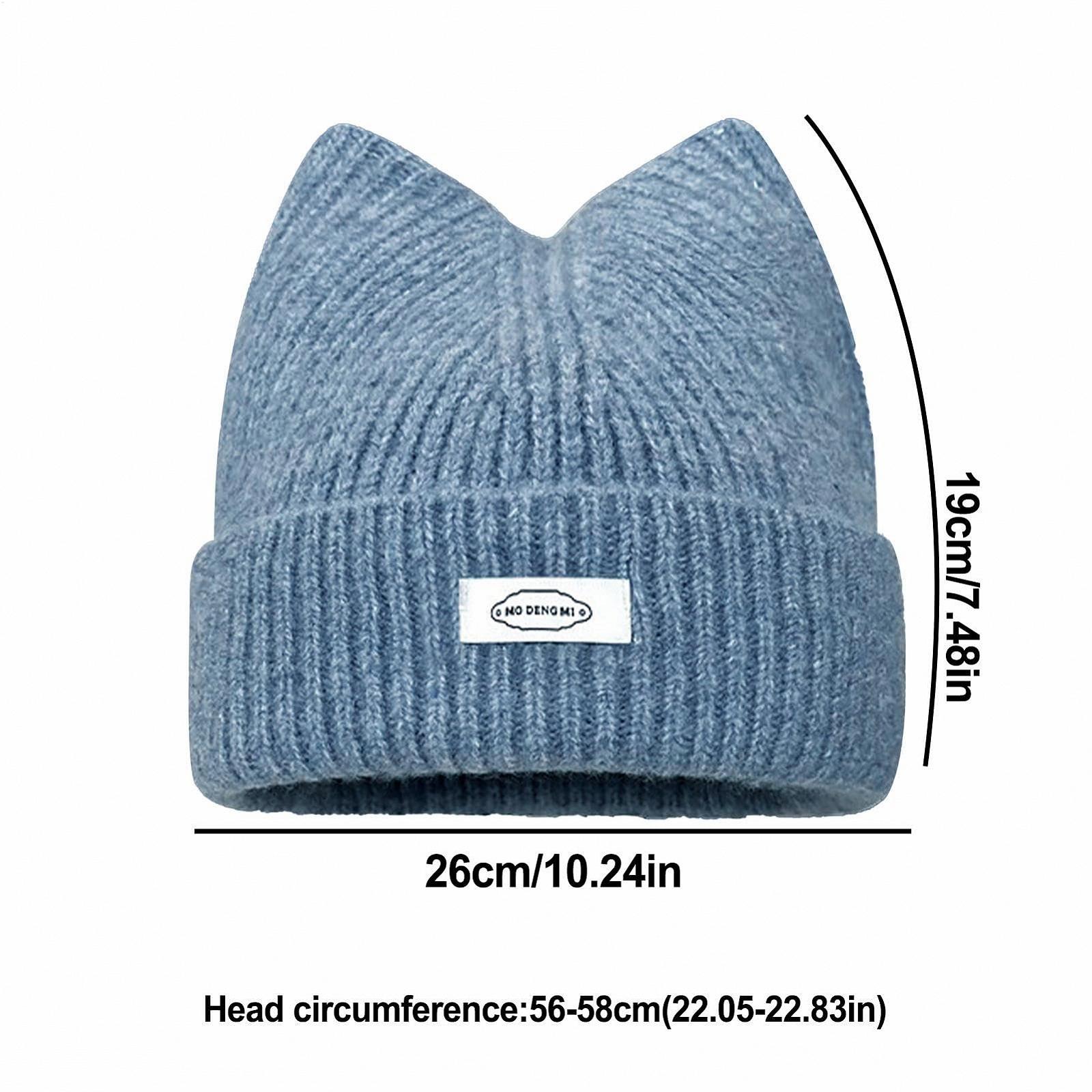 Шапка В'язана Блакитна, фото №4