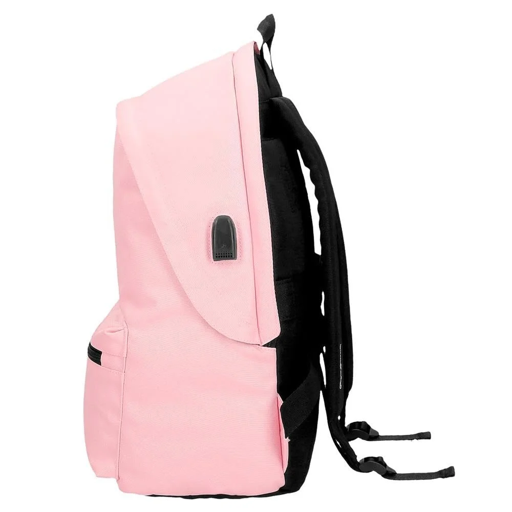 Рюкзак для ноутбука Pepe Jeans Aris 31 x 44 x 17.5 см розовый, фото №4