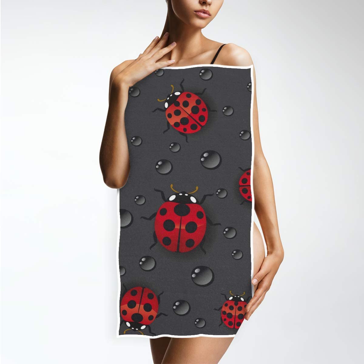 Рушник Ladybird Water Drops бавовна/поліестер м'який дихаючий 30 x 15 дюймів, фото №4