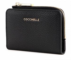 Кошелек Coccinelle Metallic Soft 17 01 11 B1 12 x 8 см Черный - Фото 1