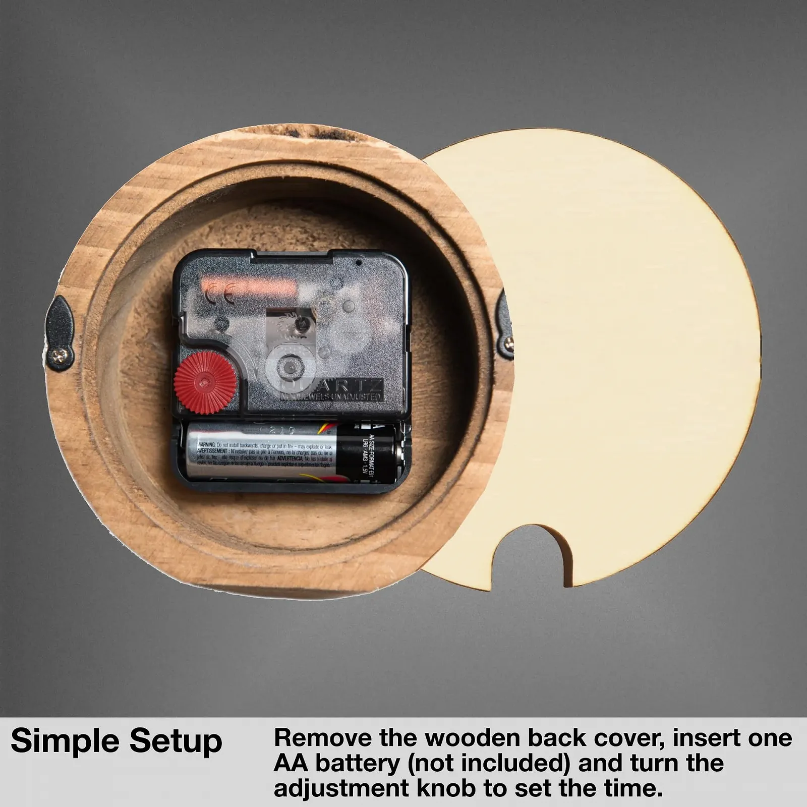 Аналоговые часы Driini 4.3" Деревянные Настольные, фото №5 Аналоговые часы Driini 4.3" Деревянные Настольные, фото №5