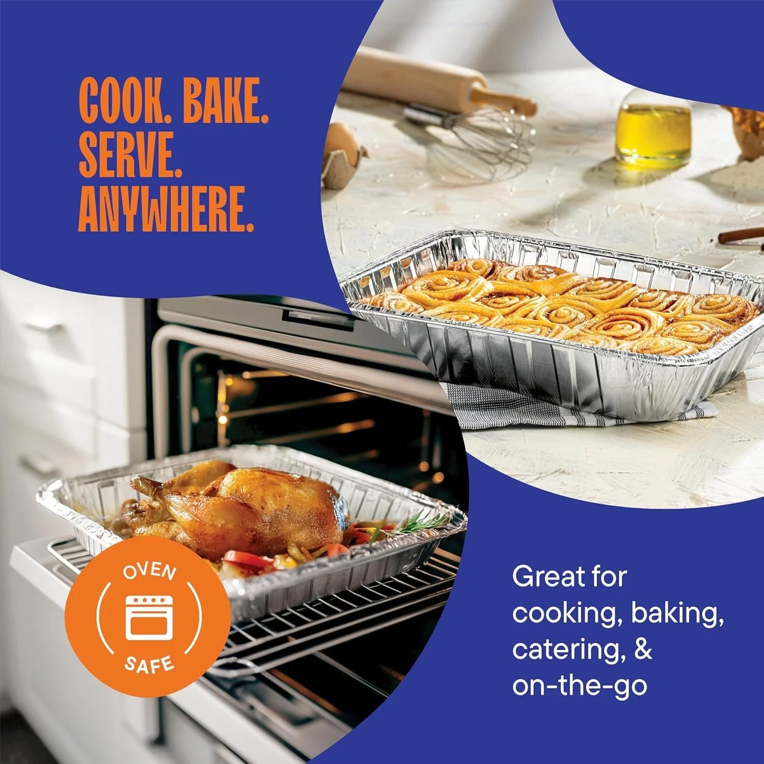 Формы для запекания LATERN алюминиевые большие 20 шт., фото №5 Формы для запекания LATERN алюминиевые большие 20 шт., фото №5