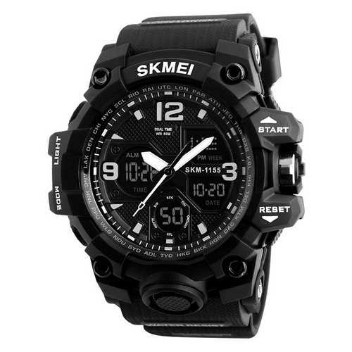 Годинник Skmei 1155 Чорний, фото №1