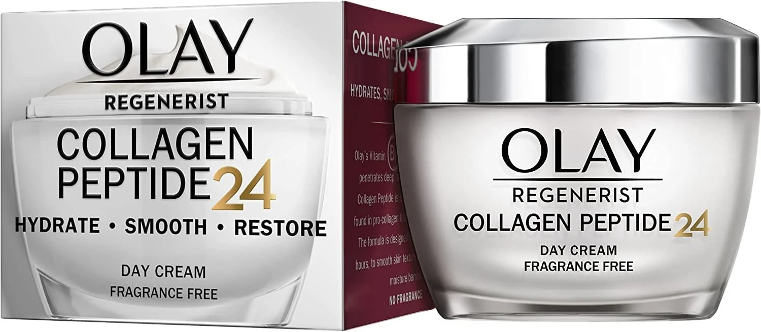 Денний крем для обличчя Olay Regenerist Collagen Peptide24 Без парфумованих віддушок, фото №2 Денний крем для обличчя Olay Regenerist Collagen Peptide24 Без парфумованих віддушок, фото №2