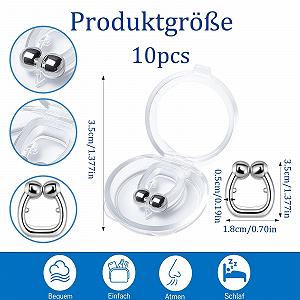 Затискач для носа проти хропіння (10 шт.) synthetic.ua - Фото 1