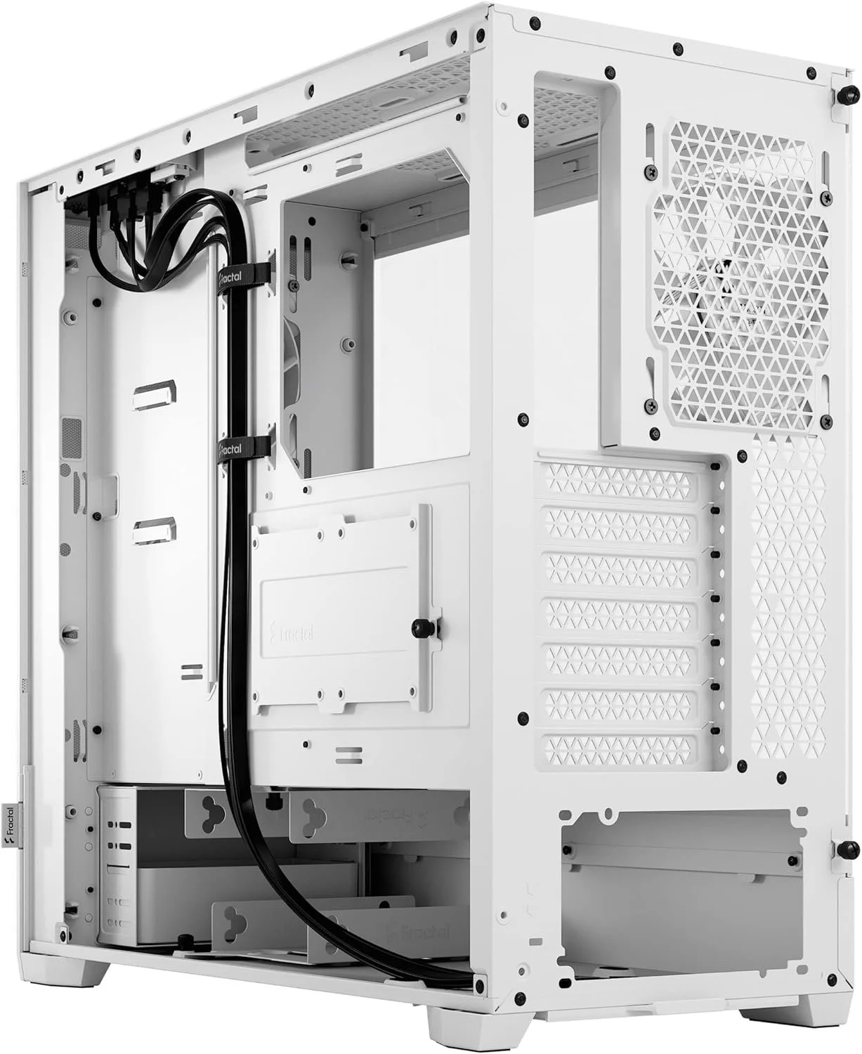Корпус Fractal Design Pop Air / без БП / ATX, mATX, Mini-ITX / Midi-Tower / 3x120mm ARGB / Glass / USB 2.0 / White, фото №8
