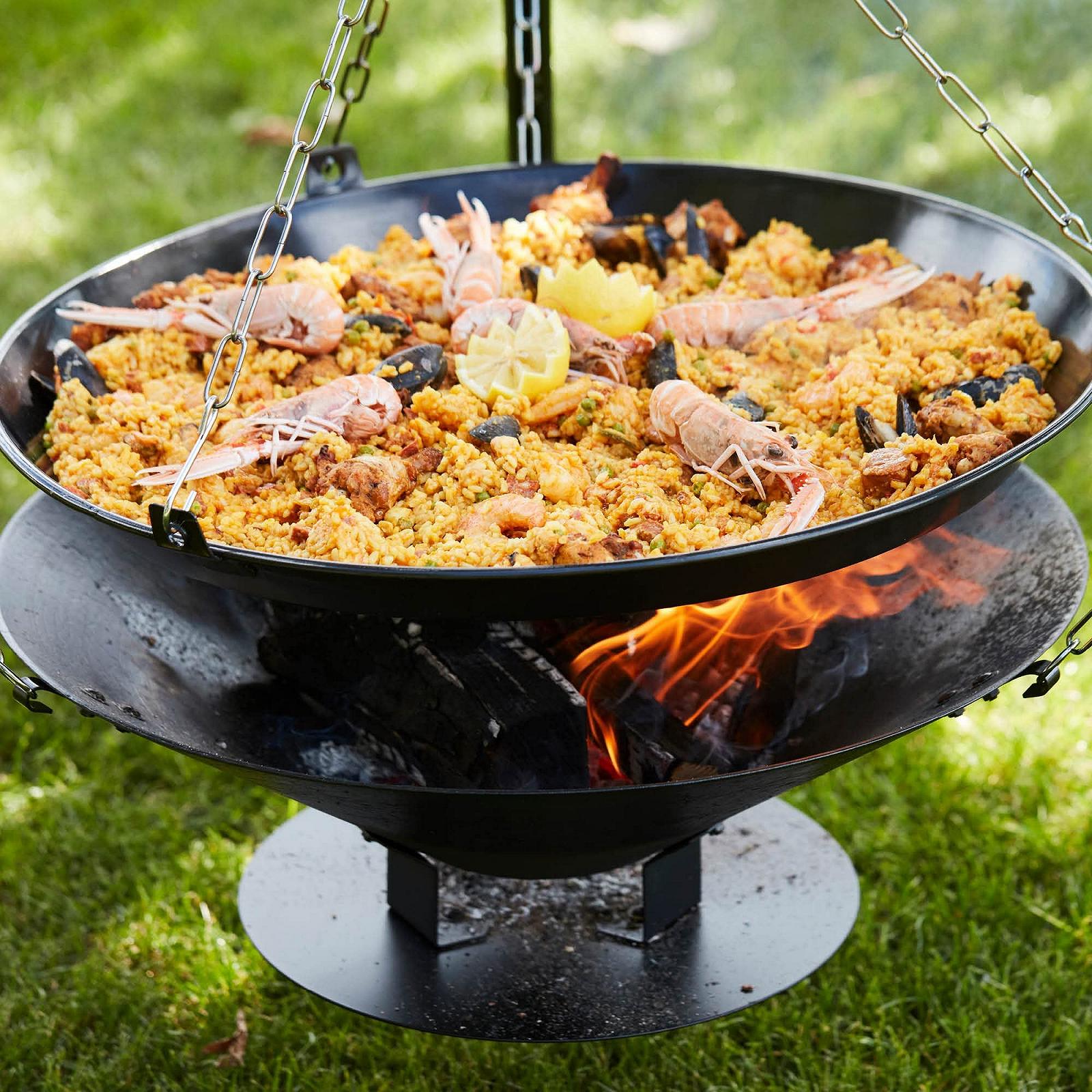 Сковорода-гриль Barbecook Junko кругла, 60 см, чорна, фото №2