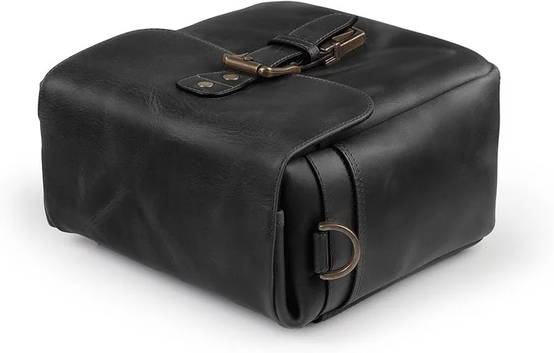 Шкіряна сумка-мессенджер для камери MegaGear MG1328 Mini Чорний, фото №4 Шкіряна сумка-мессенджер для камери MegaGear MG1328 Mini Чорний, фото №4