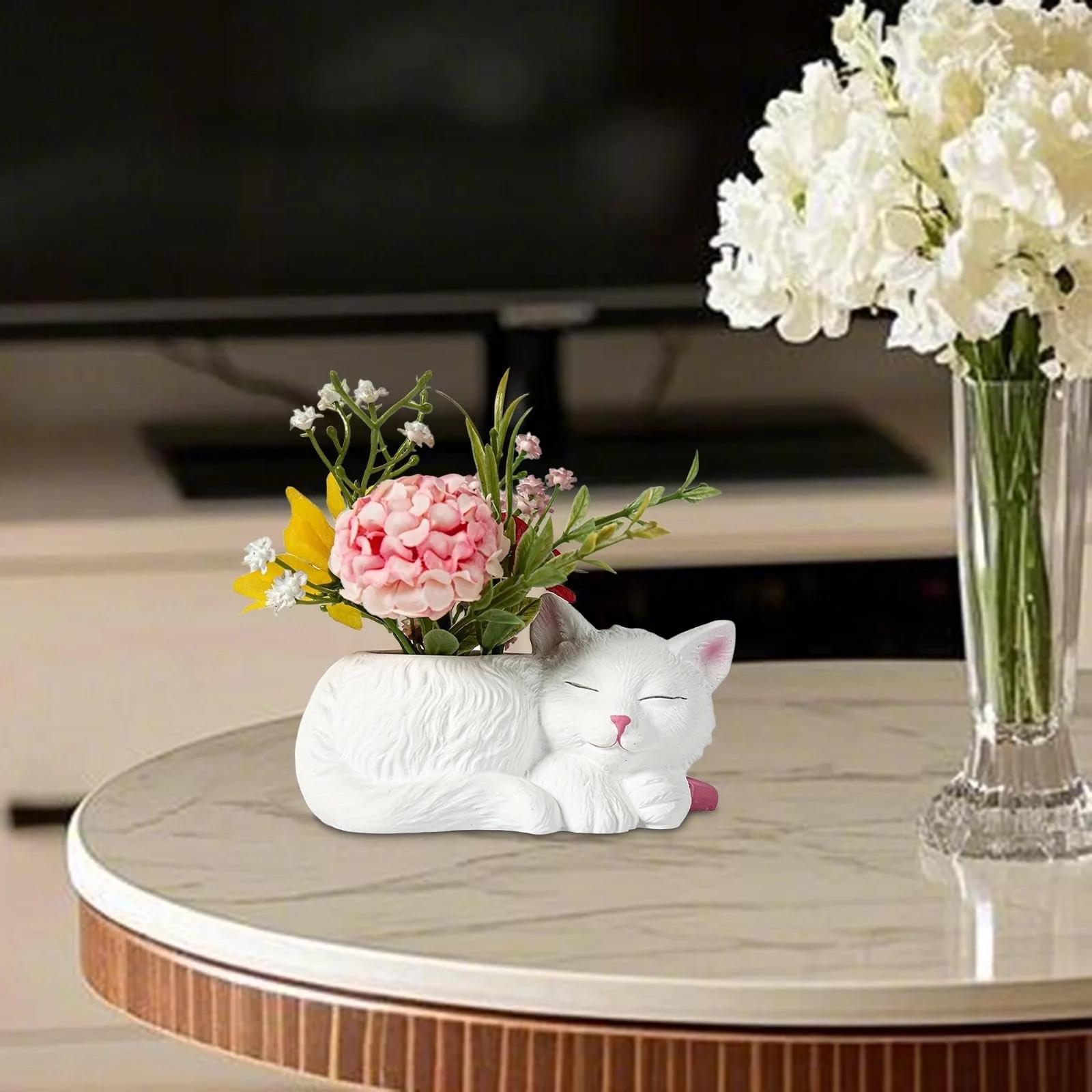 Квітковий горщик Milageto Мультяшний кіт Полімерний, фото №5 Квітковий горщик Milageto Мультяшний кіт Полімерний, фото №5