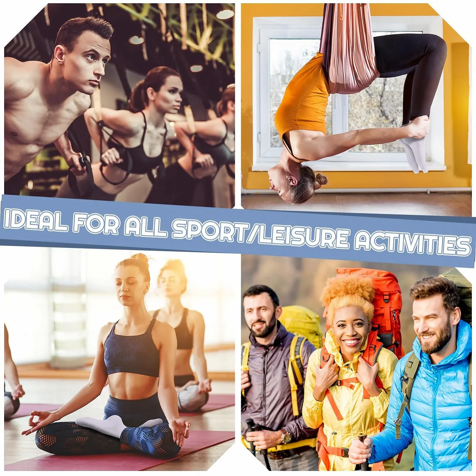 Носки спортивные Унисекс Хлопок Черный/Белый, размер 39-44 (6 пар), фото №4 Носки спортивные Унисекс Хлопок Черный/Белый, размер 39-44 (6 пар), фото №4