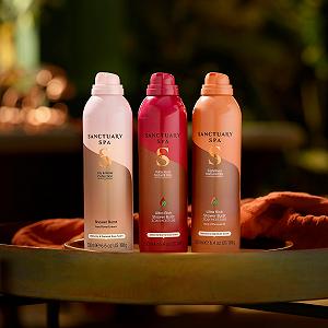 Набір гелів-пін для душу Sanctuary Spa Shower Burst Trio Signature, Ruby Oud, Lily and Rose 3 x 200 мл synthetic.ua - Фото 1